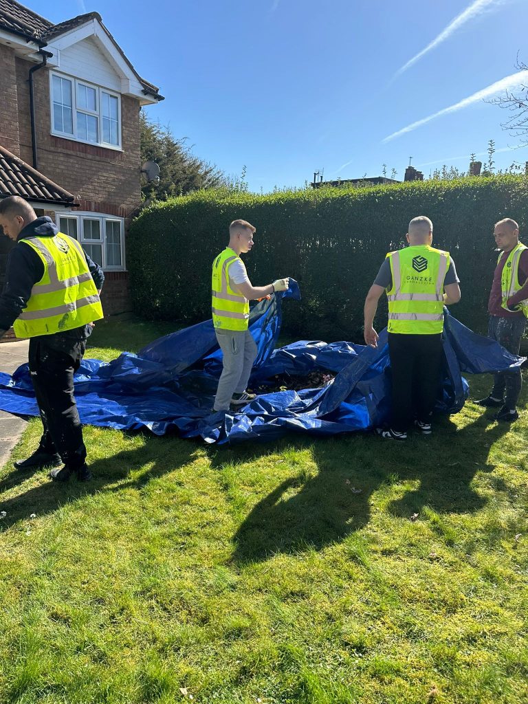 Ganzke Construction team working on site