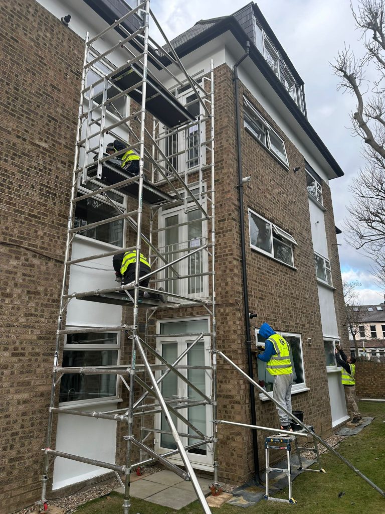 Structural works on a London property